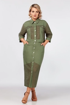 Костюм с юбкой 5541-2 Mira Fashion