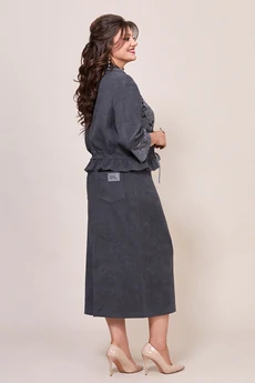 Костюм с юбкой 5566 Mira Fashion