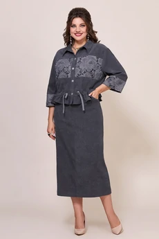 Костюм с юбкой 5566 Mira Fashion