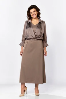 Костюм с платьем 5604 Mira Fashion