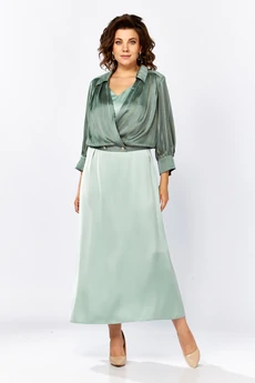 Костюм с платьем 5604-4 Mira Fashion