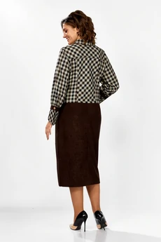 Костюм с юбкой 5618 Mira Fashion