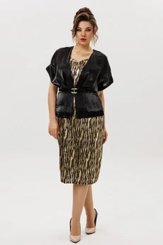 Костюм с платьем 5642 Mira Fashion