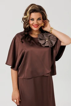 Костюм с платьем 5743-6 Mira Fashion