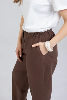 Брюки 1155 шоколад Mirolia