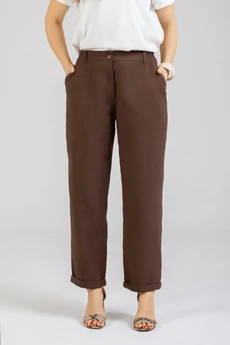 Брюки 1155 шоколад Mirolia