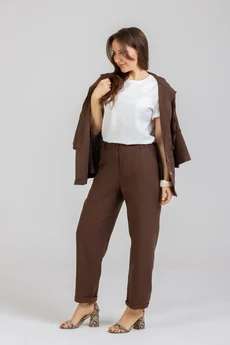 Брюки 1155 шоколад Mirolia