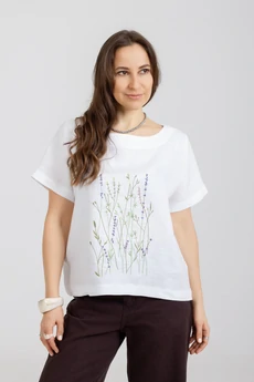 Блузка 1277 белый Mirolia