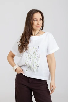 Блузка 1277 белый Mirolia