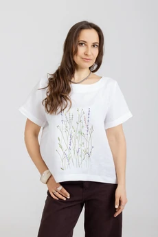 Блузка 1277 белый Mirolia