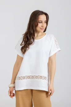 Туника 1279 белый Mirolia