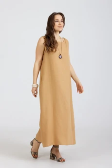 Платье 1281 горчичный Mirolia