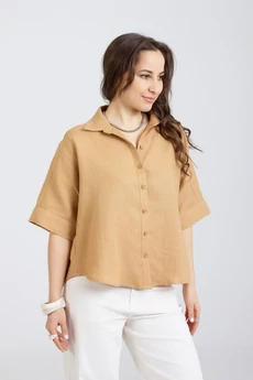 Блузка 1285 горчичный Mirolia