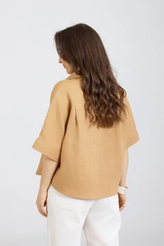 Блузка 1285 горчичный Mirolia