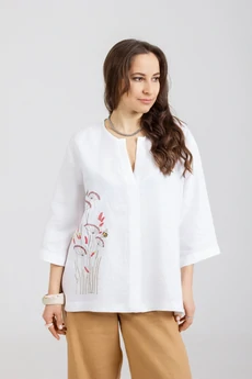 Туника 1293 белый Mirolia