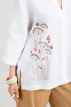 Туника 1293 белый Mirolia