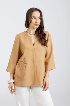 Туника 1293 горчичный Mirolia