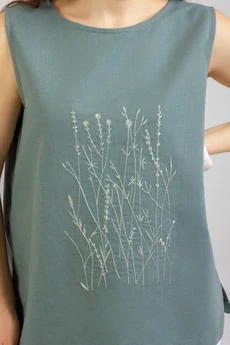 Блузка 1297 олива Mirolia