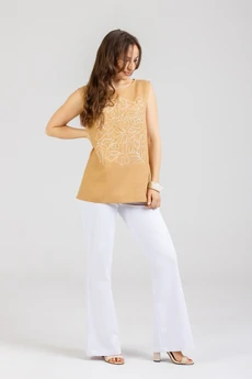 Блузка 1299 горчичный Mirolia