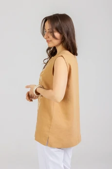 Блузка 1299 горчичный Mirolia