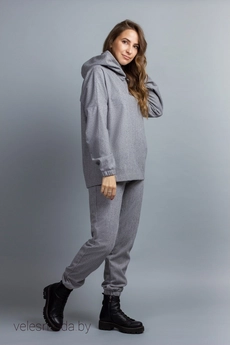 Спортивный костюм 695 серый Mirolia