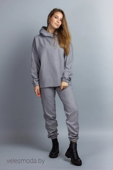 Спортивный костюм 695 серый Mirolia