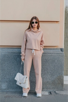 Спортивный костюм 829 бежевый Mirolia