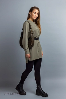 Рубашка 865 хаки Mirolia