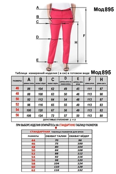 Брюки 895 серый Mirolia