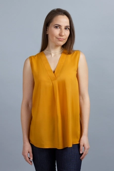 Блузка 905 горчица Mirolia