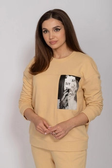 Джемпер 821 желтый MisLana