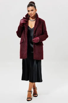 Пальто 1148 бордовый MisLana