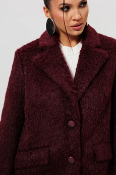 Пальто 1148 бордовый MisLana