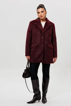 Пальто 1148 бордовый MisLana