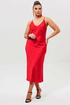 Платье 1158 красный MisLana
