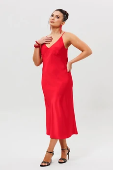 Платье 1158 красный MisLana