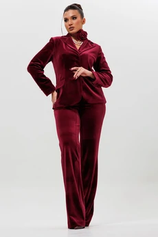 Костюм брючный 1169-1 бордо MisLana