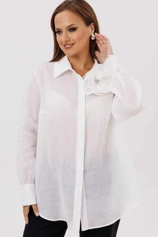 Блузка 1241 белый MisLana