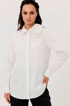 Блузка 1241 молочный MisLana