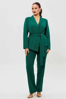 Костюм брючный 1269 зеленый MisLana