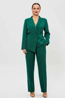 Костюм брючный 1269 зеленый MisLana