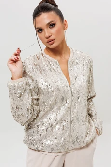 Жакет 1279 серебро MisLana