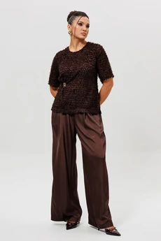 Блузка 1280 шоколад MisLana