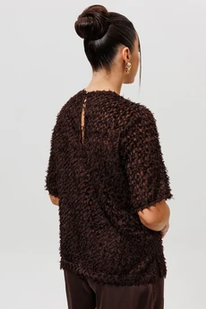 Костюм брючный 1280к шоколад MisLana