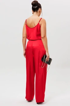 Брюки 1283 красный MisLana