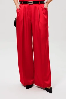 Брюки 1283 красный MisLana