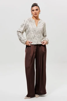 Брюки 1283 шоколад MisLana