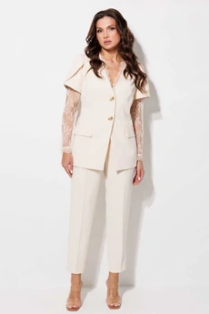 Костюм брючный 1298 шампань MisLana