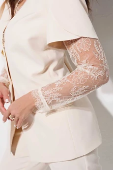 Костюм брючный 1298 шампань MisLana