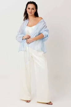 Блузка 1300 голубой MisLana